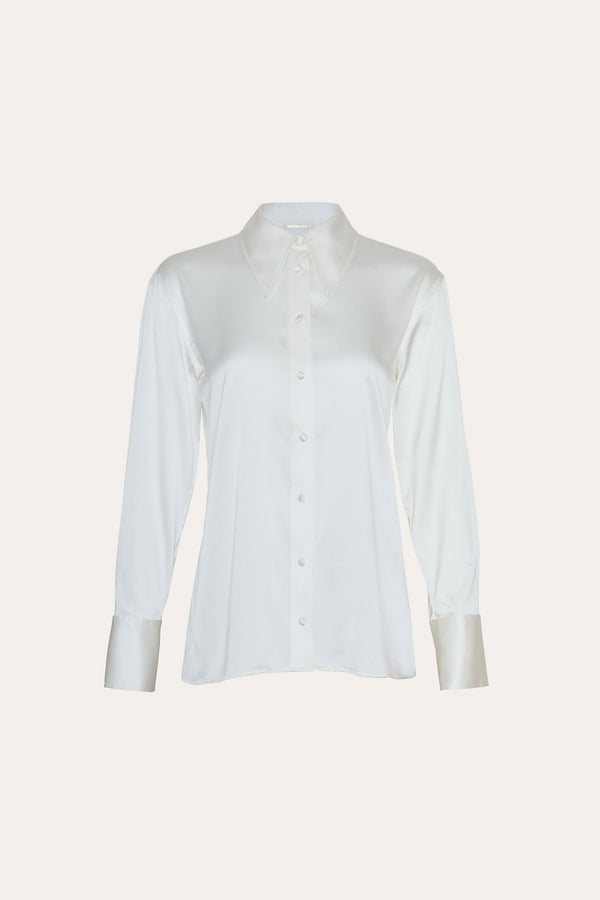 Silk Button Down Shirt