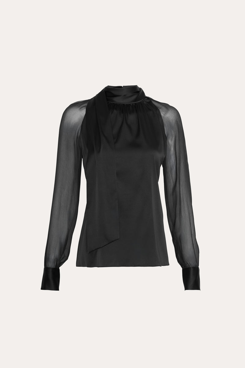 Silk Tie Top