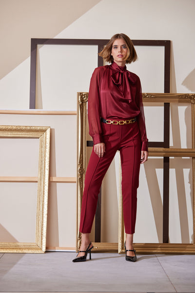 Pintuck Slim Pant Image 2