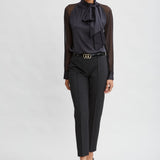 Pintuck Slim Pant