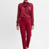 Pintuck Slim Pant