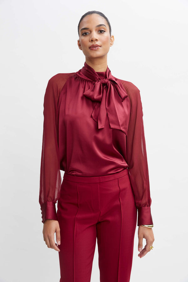 Silk Tie Top