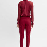 Pintuck Slim Pant