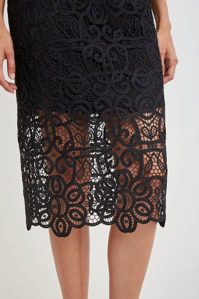 Crochet Lace Midi Skirt Image 2