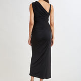Asymmetric Chain Gown