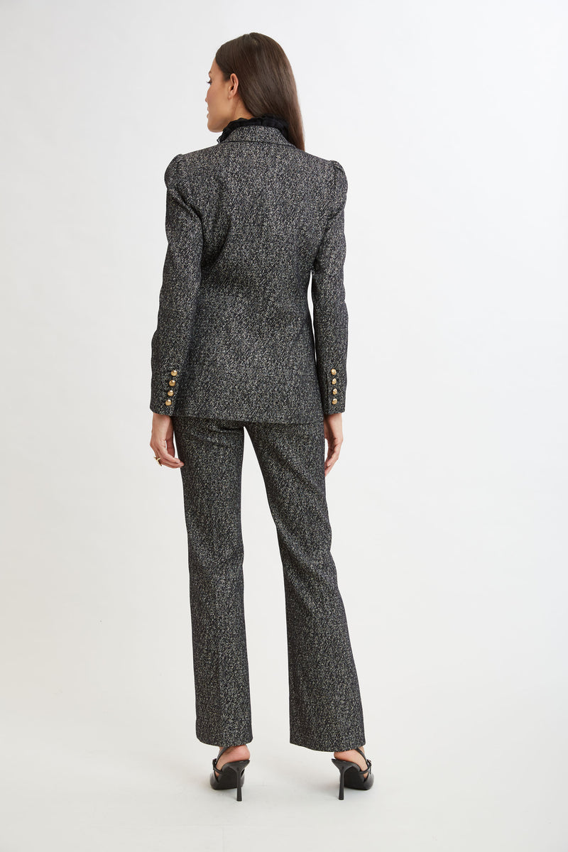 Metallic Tweed Blazer Elie Tahari
