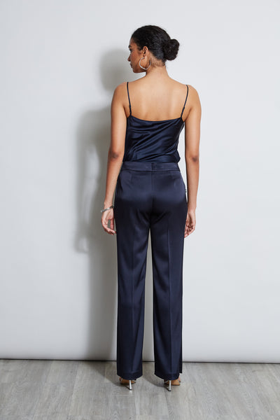 Satin Side Slit Pant Image 6