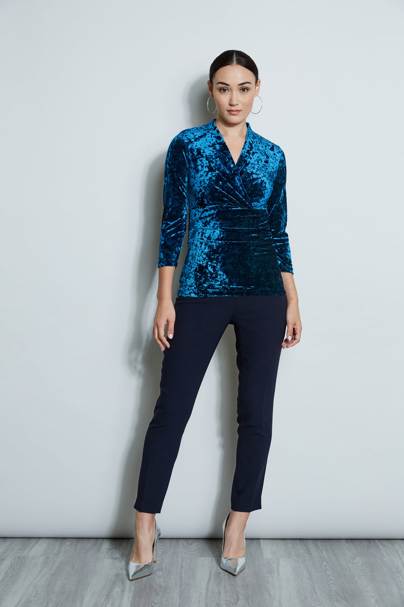 Crushed velvet sweater sale