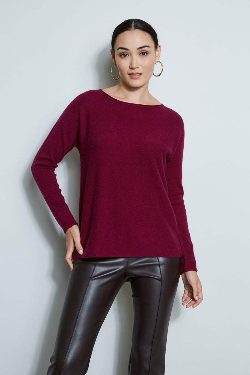 OURS Womens Tunic Sweaters to Wear with Leggings Crew Neck