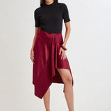 Asymmetric Hem Skirt