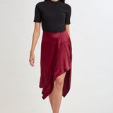 Asymmetric Hem Skirt