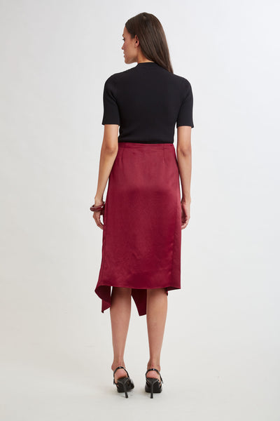 Asymmetric Hem Skirt Image 5