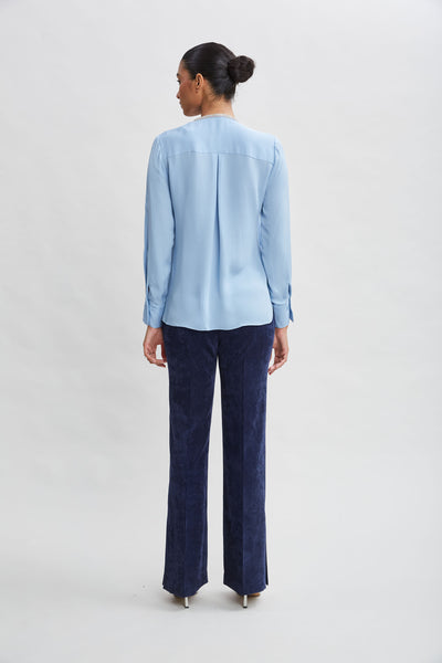 Silk Long Sleeve Chain Shirt Image 5