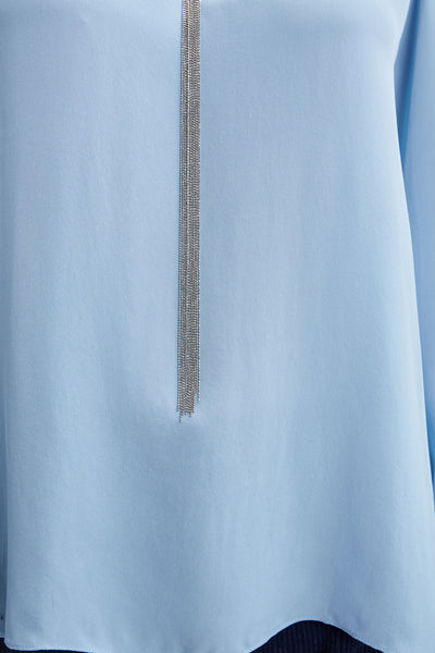 Silk Long Sleeve Chain Shirt Image 4