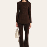 Anouk Tailored Suede Jacket