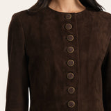 Anouk Tailored Suede Jacket