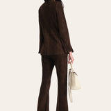 Anouk Tailored Suede Jacket