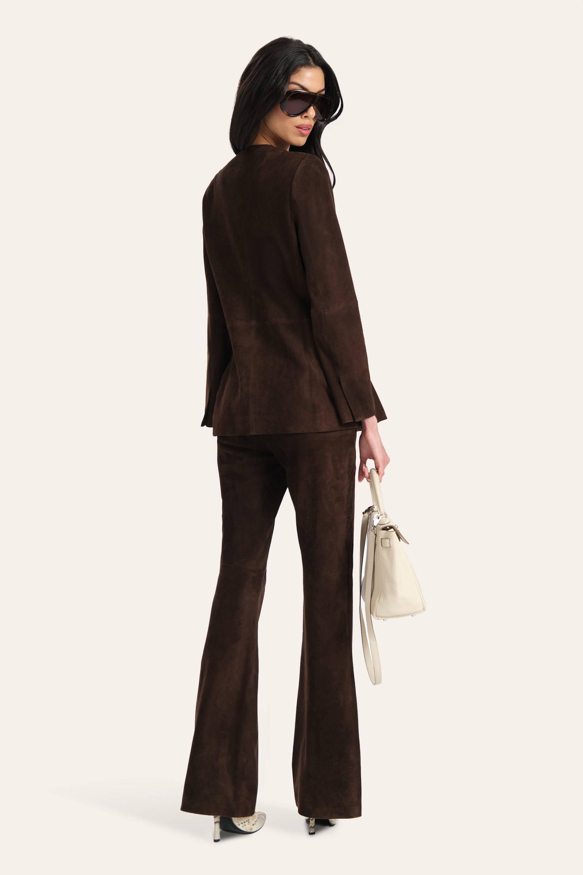 Anouk Tailored Suede Jacket