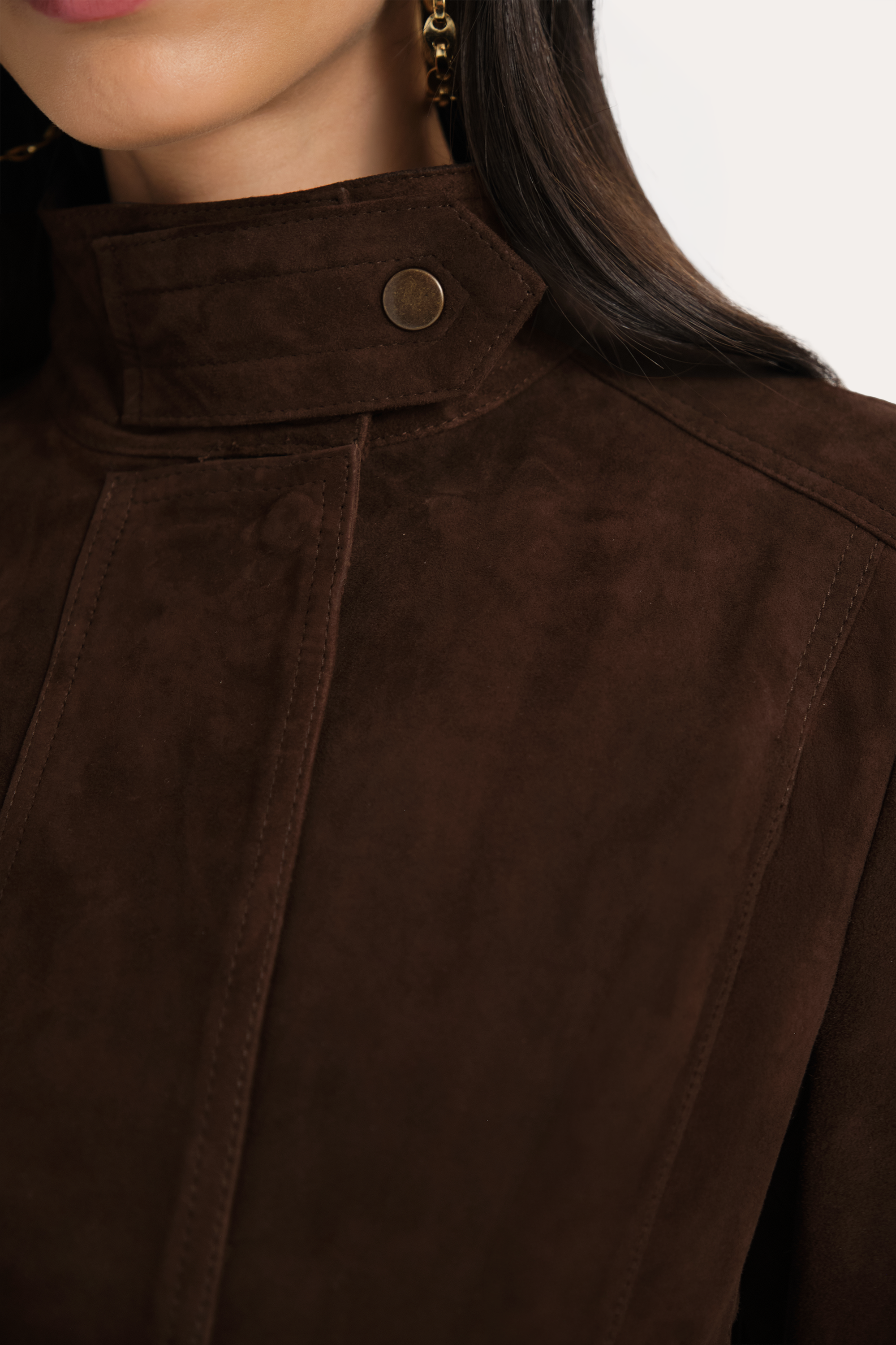 Gigi Suede Moto Jacket
