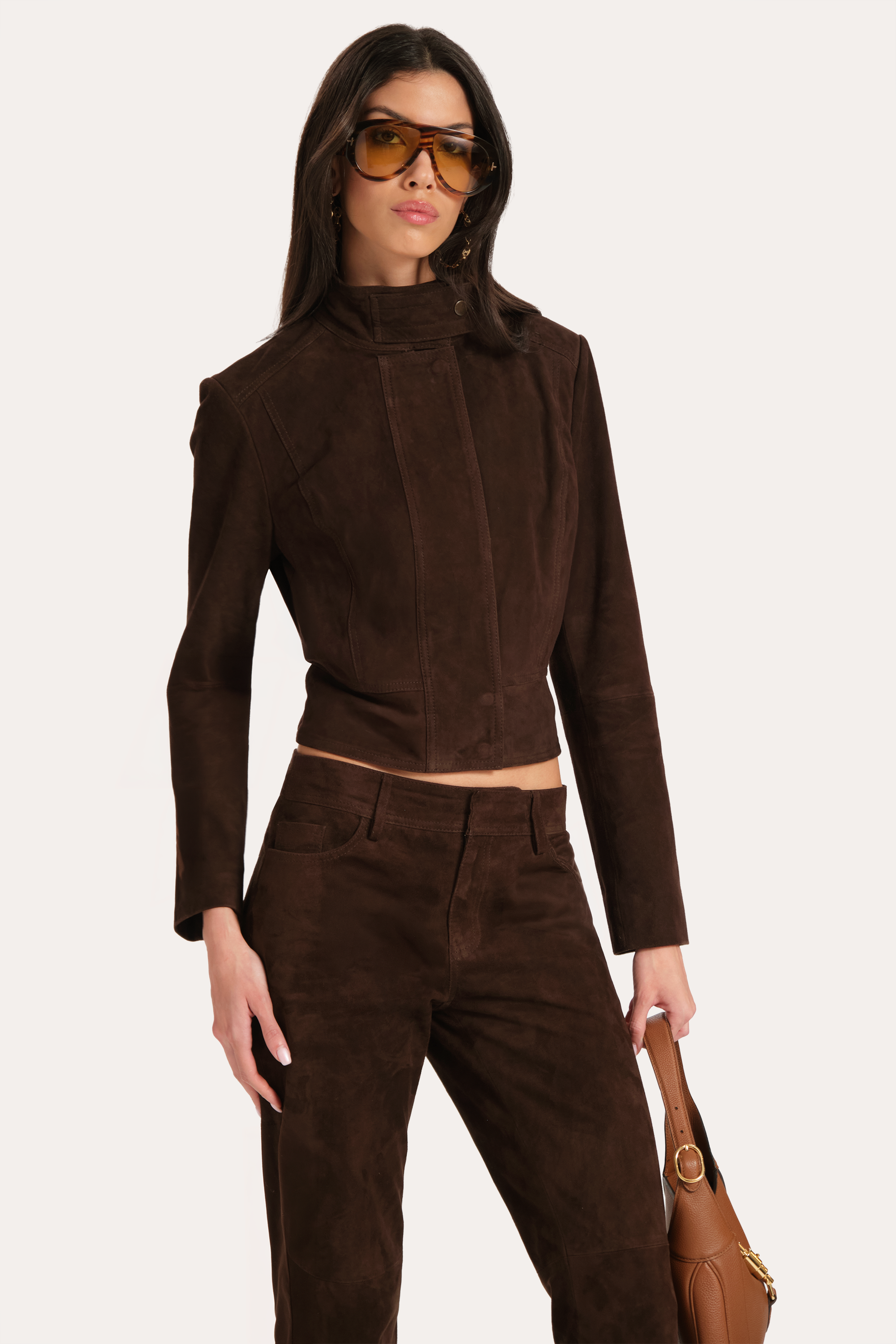 Gigi Suede Moto Jacket
