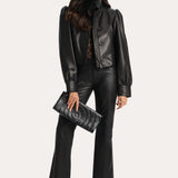 Belle Lamb Leather Jacket