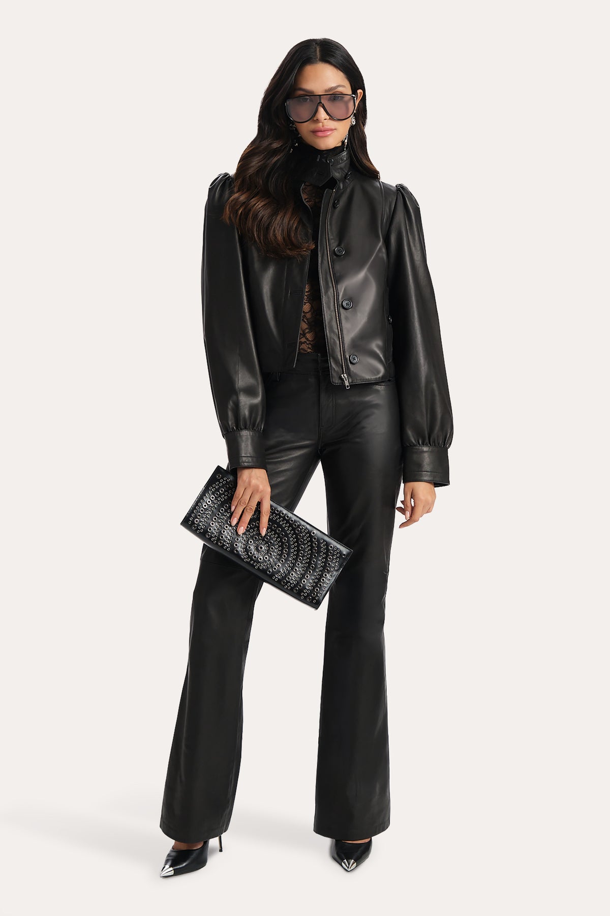 Belle Lamb Leather Jacket