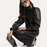 Belle Lamb Leather Jacket