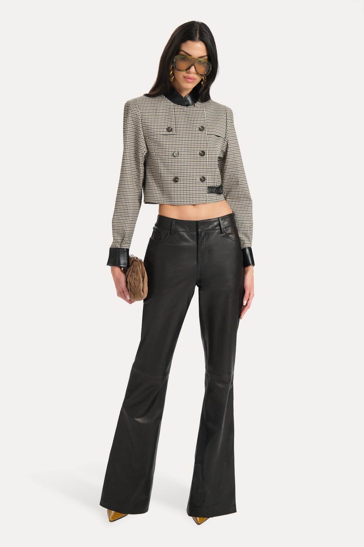 Anouk Lamb Leather Pants