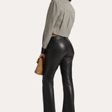ANOUK LAMB LEATHER PANTS- BLACK