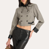 Leone Italian Plaid Jacket