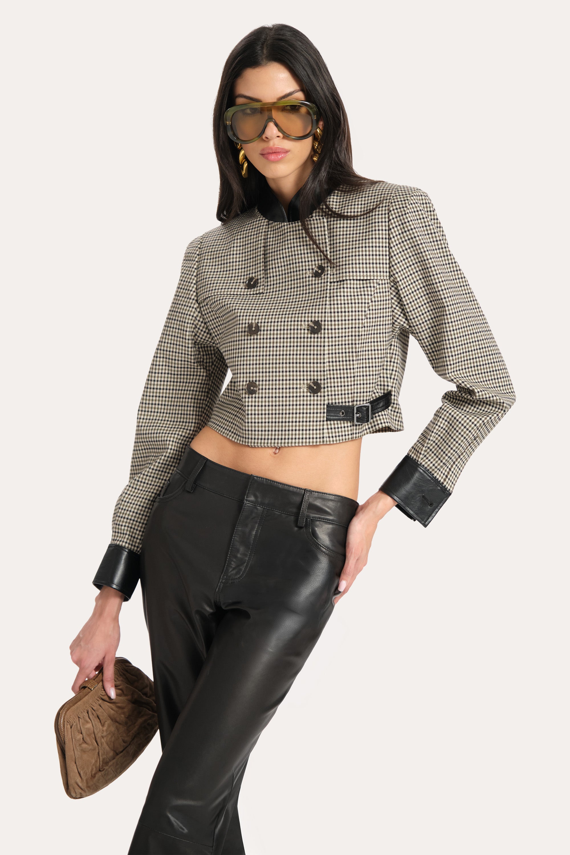 Leone Italian Plaid Jacket