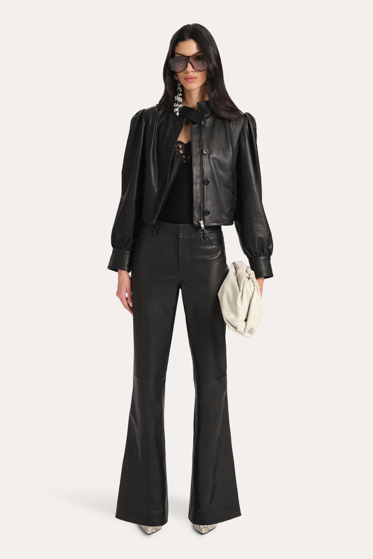 Anouk Lamb Leather Pants