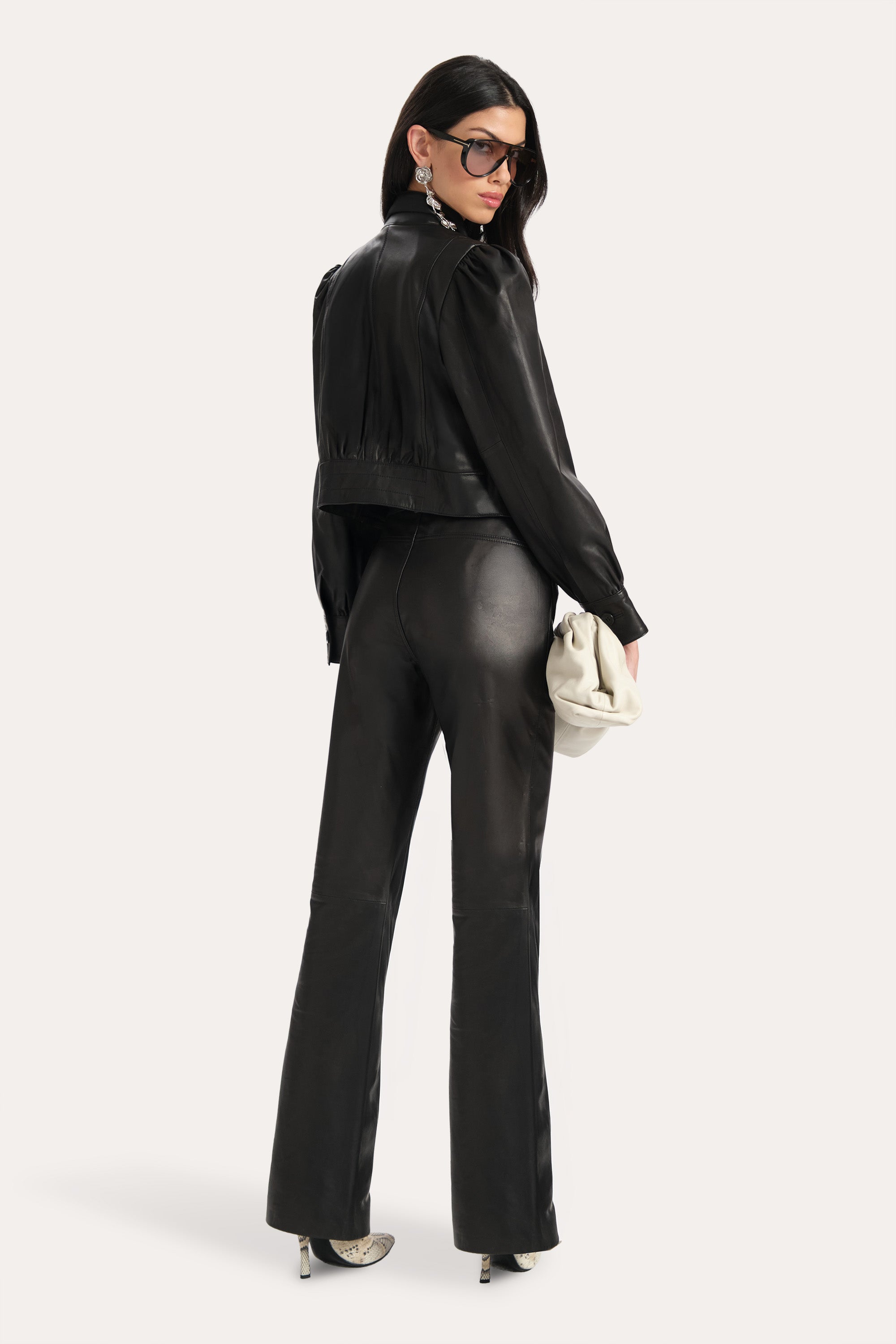 Anouk Lamb Leather Pants