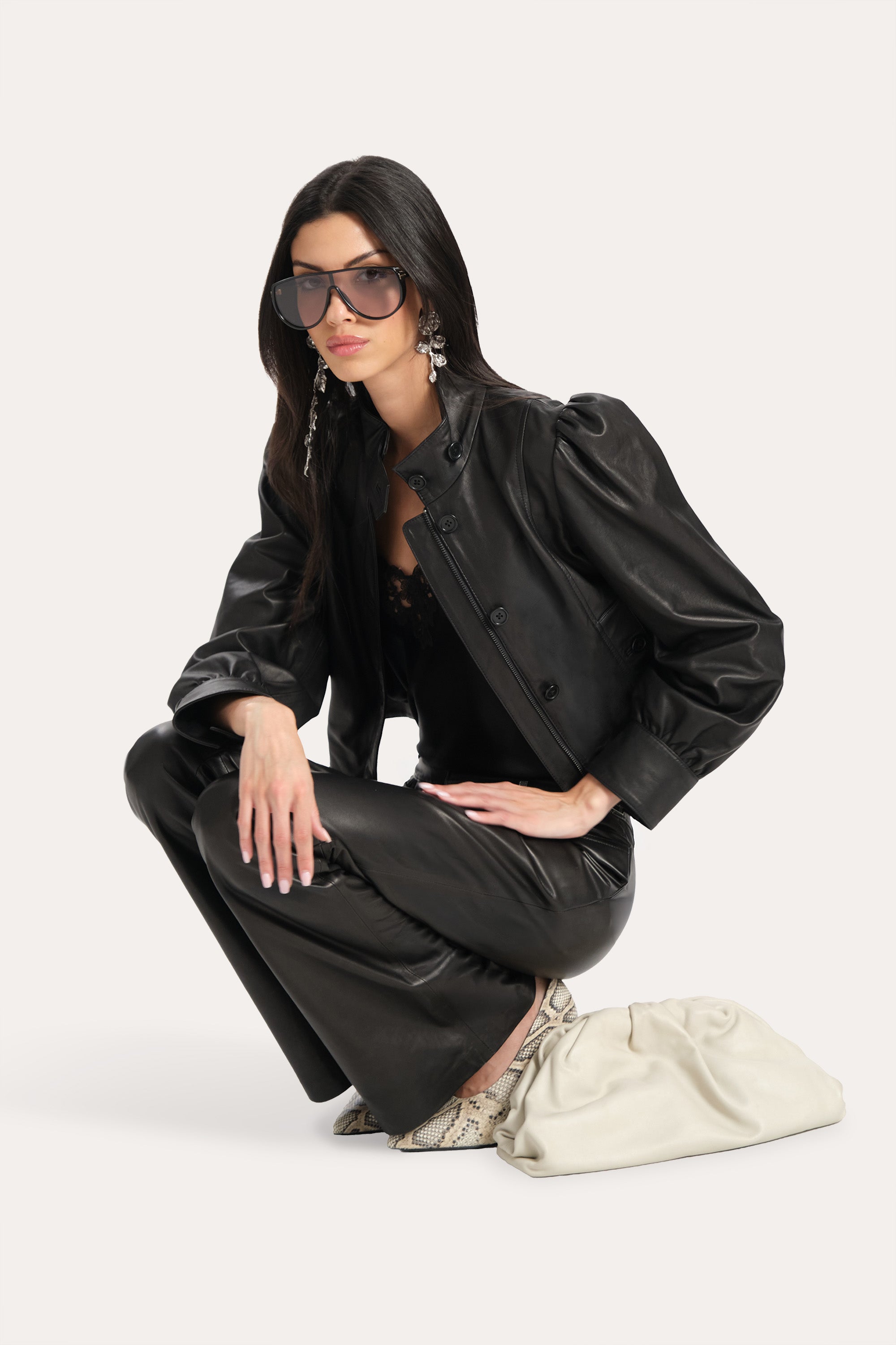 Anouk Lamb Leather Pants