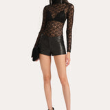 Blake Lamb Leather Shorts