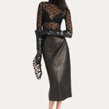 Annabelle Rebrodé Lace Bodysuit