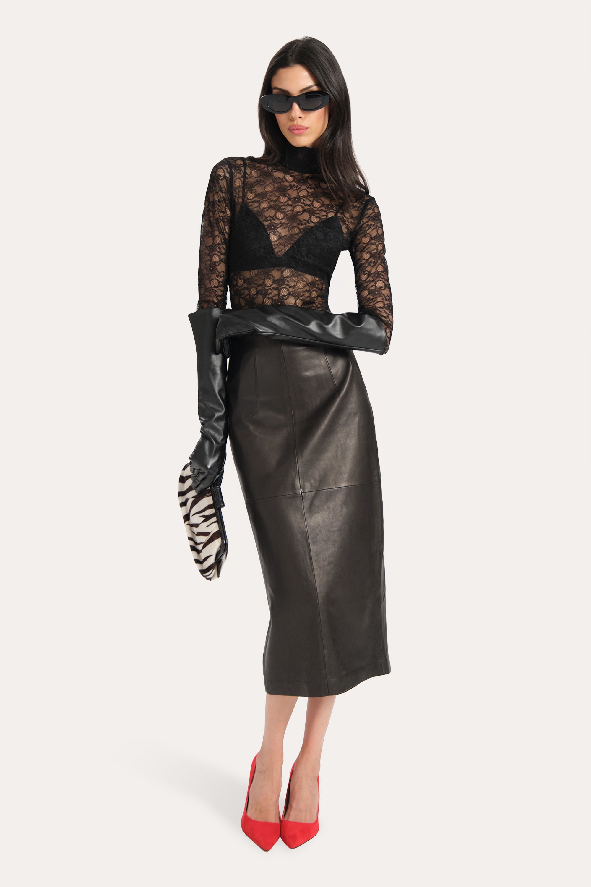 Annabelle Rebrodé Lace Bodysuit