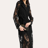 Alix Lace Trench Coat