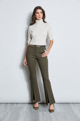 Slit Front Knit Pant