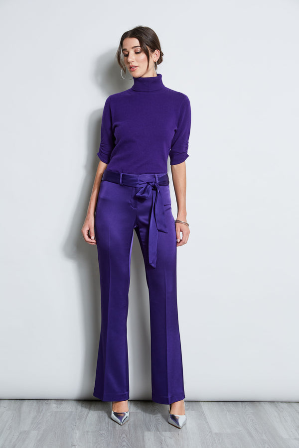 Short Sleeve Cashmere Turtleneck Sweater