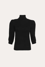 Pinched Cash-Wool Sweater