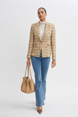 Metallic Tweed Blazer
