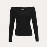 Off-Shoulder Sweater