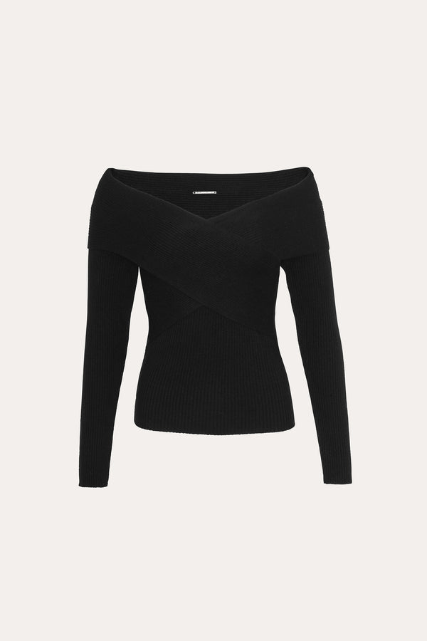 Off-Shoulder Sweater