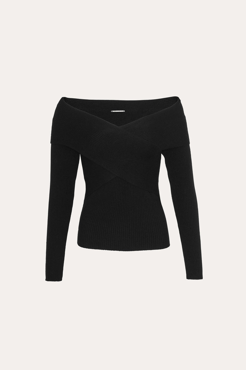 Off-Shoulder Sweater