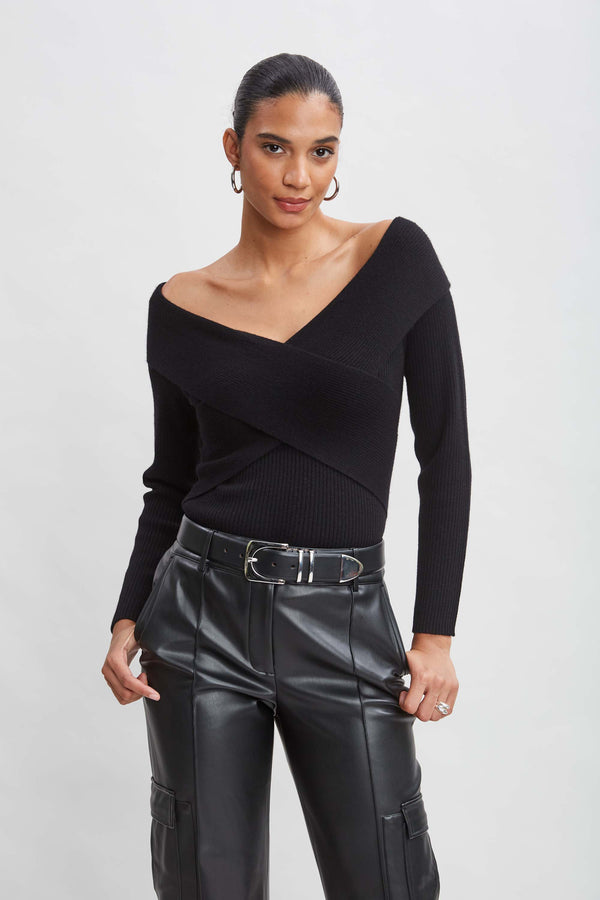 Off-Shoulder Sweater