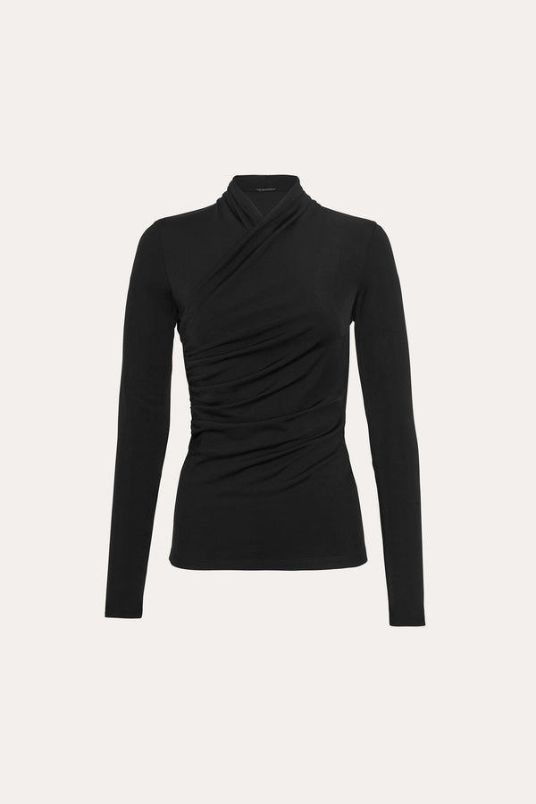 Ruched Draped Knit