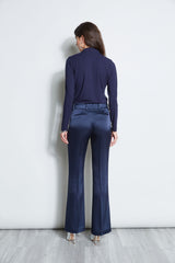 Satin Fit & Flare Pant