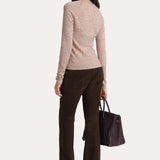 KENNEDY CASHMERE SWEATER in STRAWBERRY