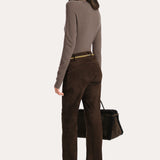 KENNEDY CASHMERE SWEATER  in TOBACCO